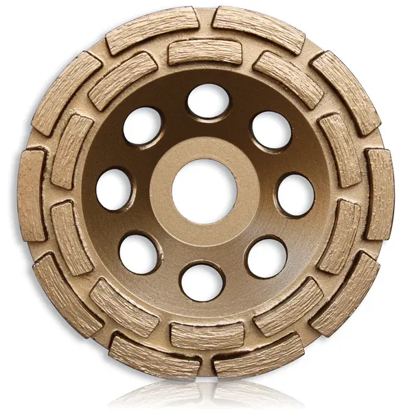 TUSK DOUBLE ROW CUP GRINDING WHEEL 60/80