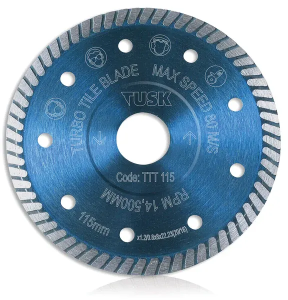 TUSK TURBO TILE BLADE 125MM