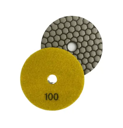 TUSK DRY POLISHING PAD (HONEYCOMB) 4'' DIA/100MM