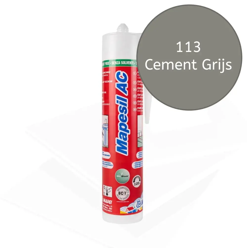 MAPESIL AC SILICON CEMENT GREY 113*