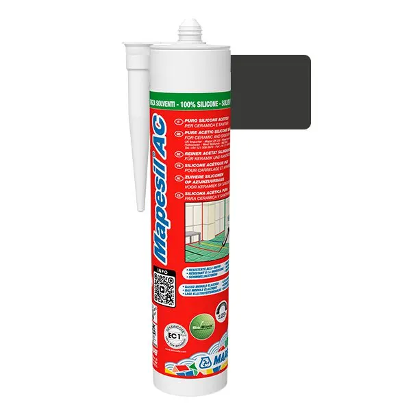 MAPESIL AC SILICON BLACK 120*