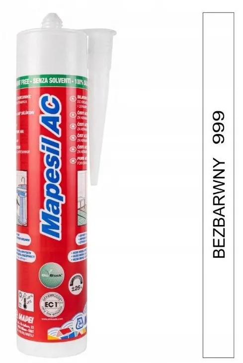 MAPESIL AC SILICON TRANSPARENT 999*